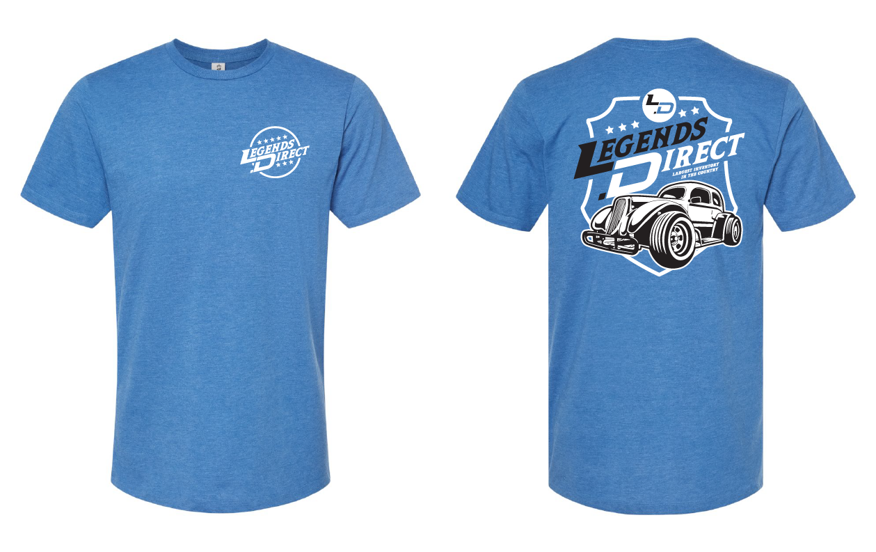 Throwback LD car t-shirt (royal blue)