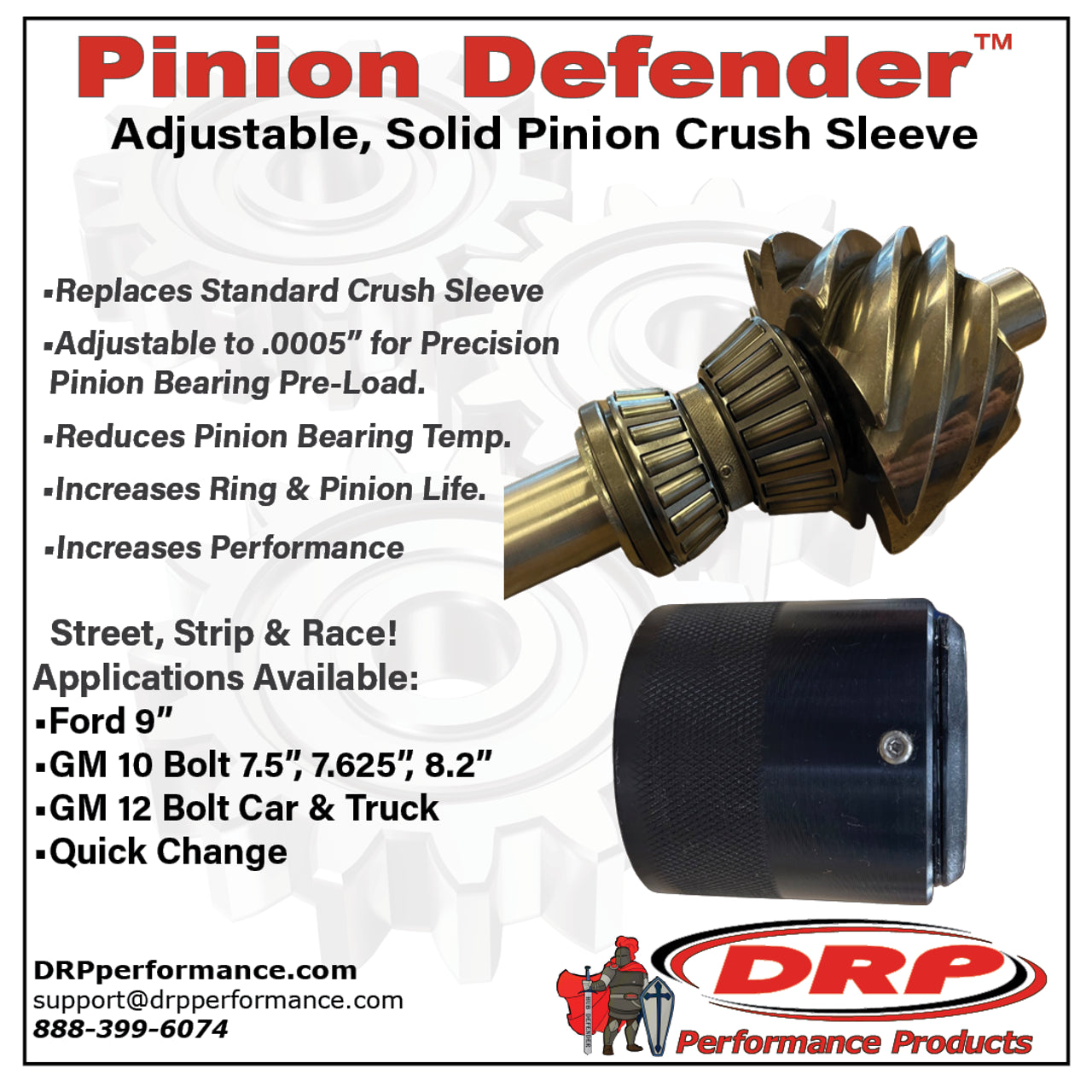 DRP Pinion Bearing Spacer