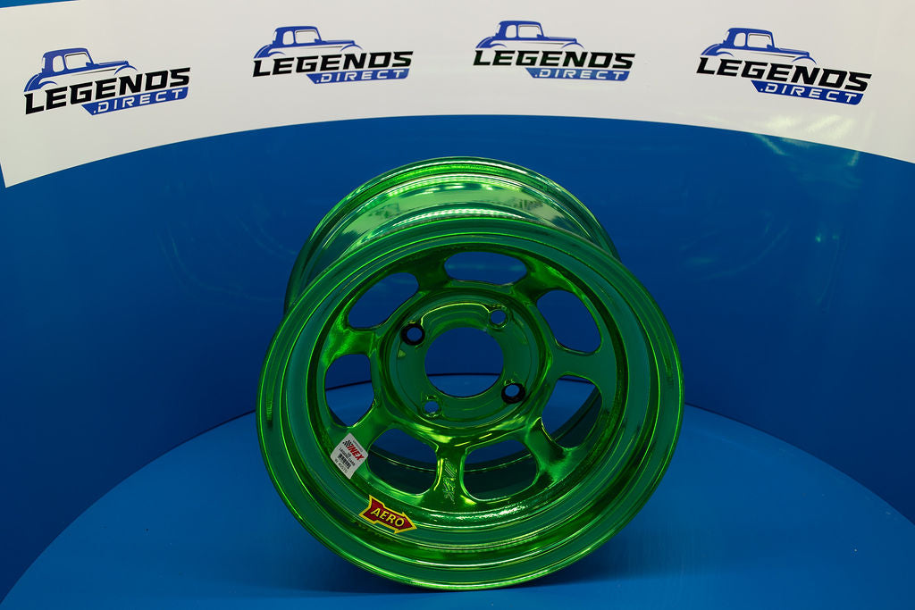 Aero 13Lb Inex Wheel - Green Chrome
